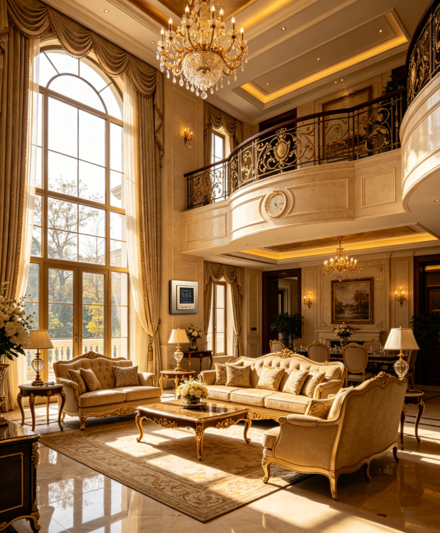 祁门县贺哒别墅定制智能电采暖系统